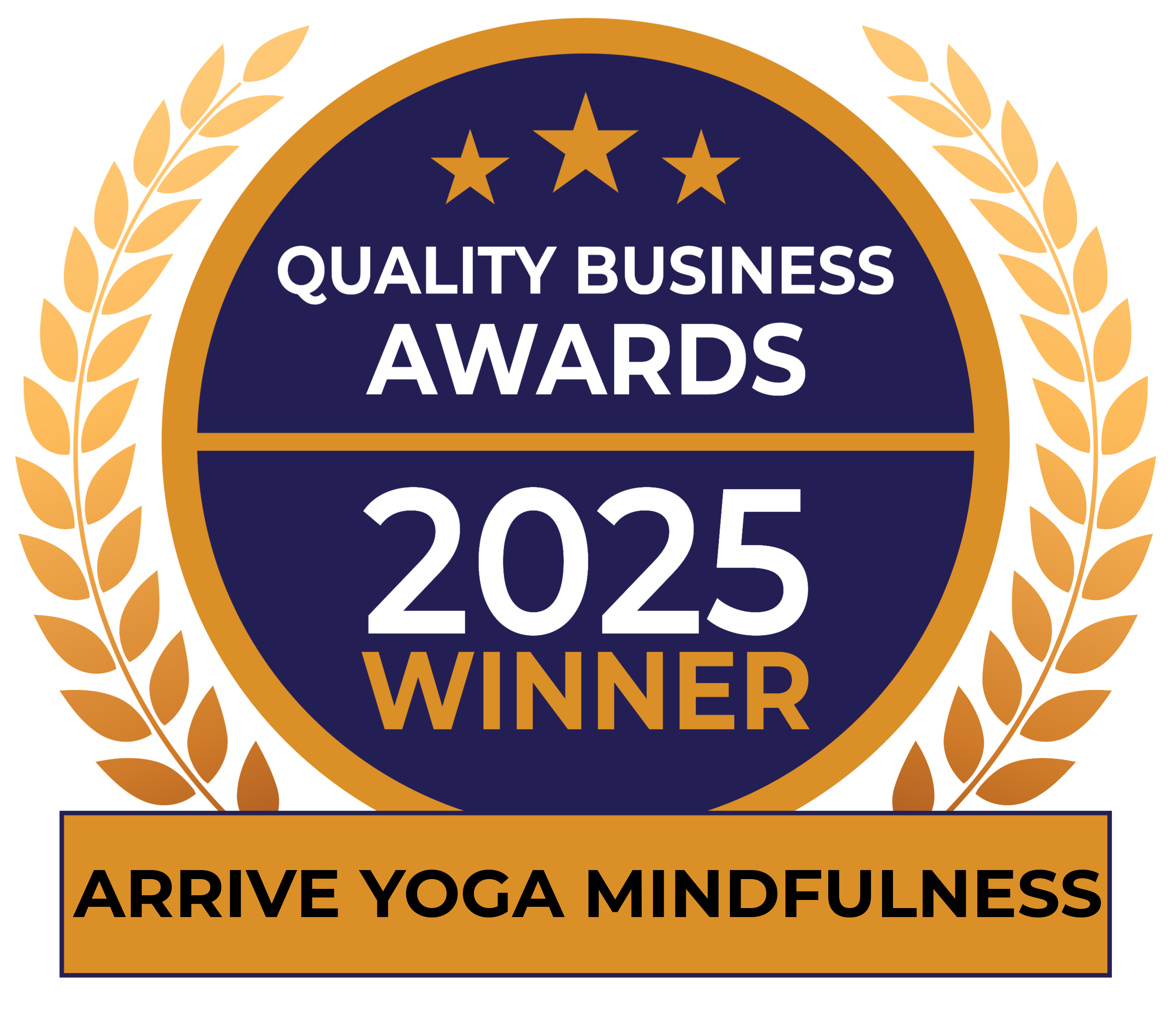 2025 Badge V1 - Arrive Yoga + Mindfulness